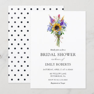 Wildflower Bridal Shower invitation
