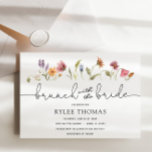 Wildflower Brunch with the Bride Shower Invitation<br><div class="desc">This Brunch with the Bride Bridal Shower invitation is perfect to celebrate the bride to be or a bride that has already eloped. Customize with your information for the bride to be.</div>