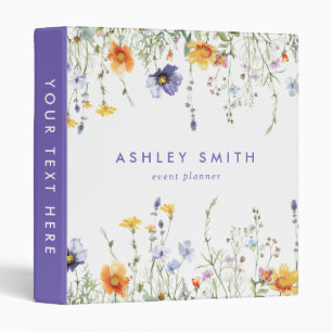 Wildflower Business Binder