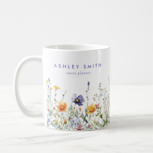Wildflower Business Coffee Mug (Left)
