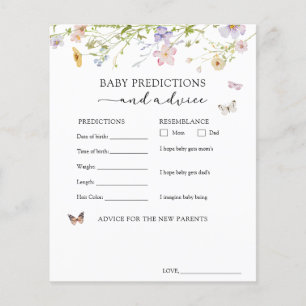 Wildflower Butterfly Baby Advice and Predictions