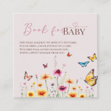 Wildflower Butterfly Baby in Bloom Baby Shower 