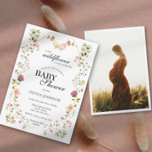 Wildflower Chic Boho Floral Gender Neutral Photo