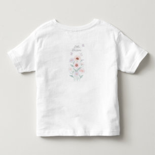 Wildflower child little blossom tshirt for toddler