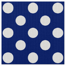 WILDFLOWER - Classic Polka Dots on Nautical Blue