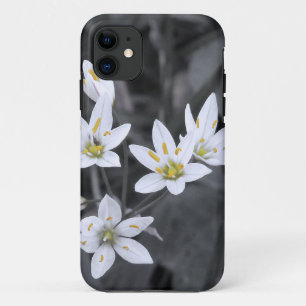 Wildflower Cluster Macro Photo BW/Colour Barely Th iPhone 11 Case
