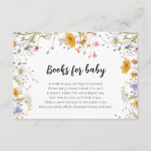 Wildflower colourful spring floral Books for Baby
