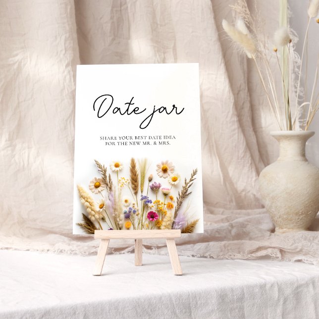 Wildflower Date Night Ideas Date Jar Poster (Creator Uploaded)