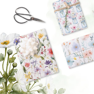 Wildflower Delights Wrapping Paper Sheet