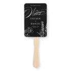 Wildflower Elegant Gothic Wedding Program