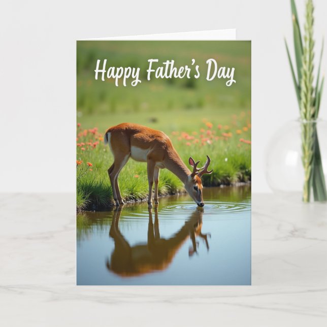 Wildflower Fathers Day Card (Front)