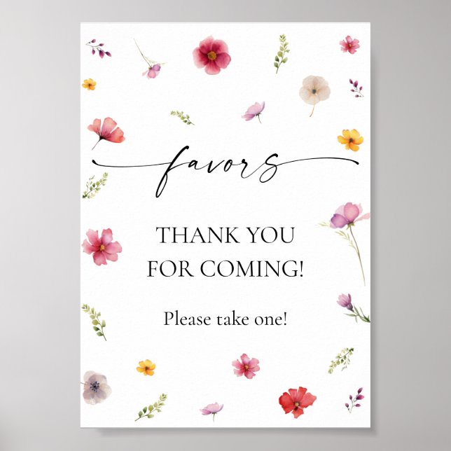 Wildflower Favour Poster (Front)