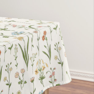 Wildflower Feast Multicolored  Tablecloth