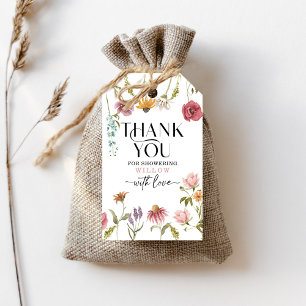 Wildflower Field Boho Favour Tag