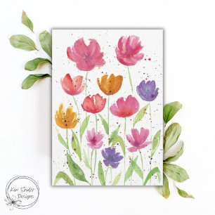 Wildflower Field Notecard