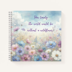 Wildflower Field & Quote Notebook