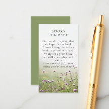 Wildflower Field Sage Green Baby Shower