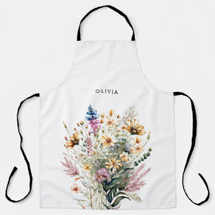 Wildflower Floral Apron