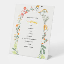 Wildflower Floral Arch Garden Party Invitation