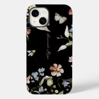 Wildflower Floral Bumble Bee | Monogram 