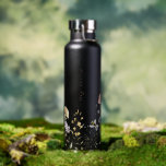 Wildflower Floral Bumble Bee | Monogram Water Bottle<br><div class="desc">Featuring beautiful watercolor wildflowers and charming little bumble bees with your choice of personalization. Trendy monogrammed design. Classy and fashionable this water bottle makes the perfect accessory. Template text line for name or short phrase. Add your custom wording to this design by using the "Edit this design template" boxes on...</div>