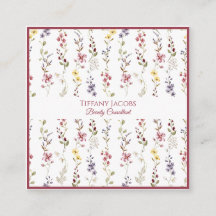 Wildflower Floral Business Card