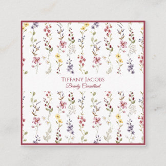 Wildflower Floral Business Card