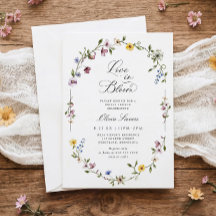 Wildflower Floral Love in Bloom Bridal Shower