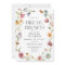 Wildflower Floral Spring Bridal Brunch Invitations