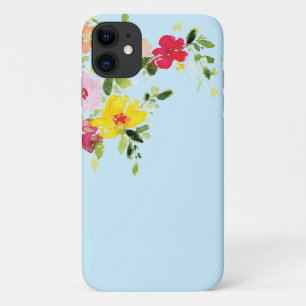 Wildflower flower floral watercolor iPhone 11 case