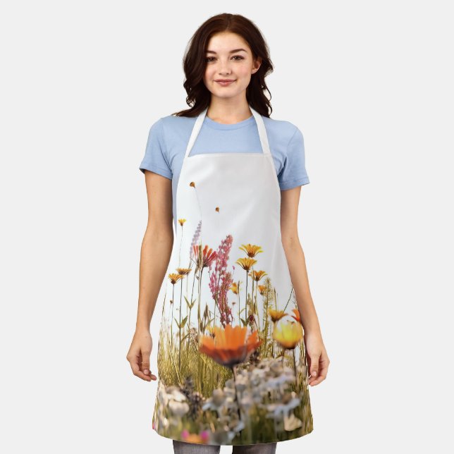 Wildflower Garden Apron (Worn)