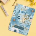 Wildflower Garden Blue and Teal  iPad Air Cover<br><div class="desc">Add a touch of elegance and style to your iPad Air with our Wildflower Garden Blue and Teal iPad Air Cover. This beautiful case features a stunning floral pattern of teal wildflowers on a soft pale blue background, creating a fresh and vibrant look that is perfect for spring and summer....</div>