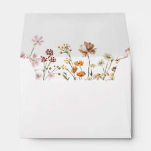 Wildflower Garden Bridal Shower In Bloom Envelope