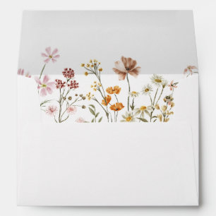 Wildflower Garden Bridal Shower In Bloom Envelope