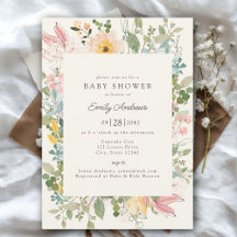 Wildflower Garden Charm | Baby Shower