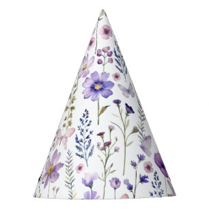 Wildflower Garden First Birthday Party Hats