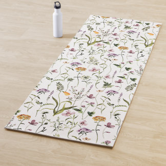 Wildflower Garden Floral Pattern  Yoga Mat