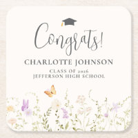 Wildflower Garden Party Graduation Tableware