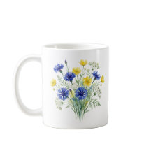 Wildflower Garden Watercolor Art