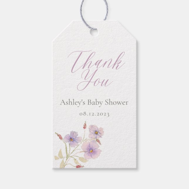 Wildflower Gift Tag (Front)