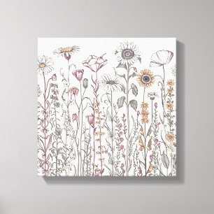 Wildflower Grace Canvas Print