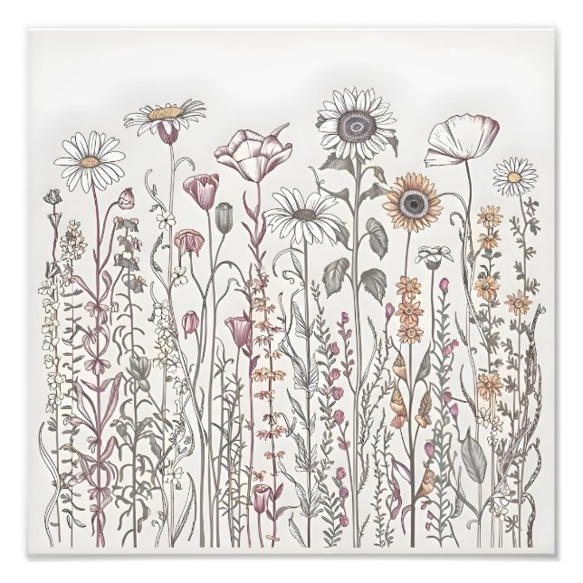 Wildflower Grace Photo Print (Front)