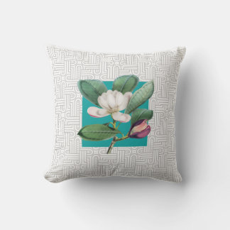 Wildflower Grace Throw Pillow