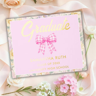Wildflower Graduation Guest Book