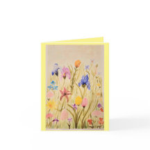 Wildflower greeting card