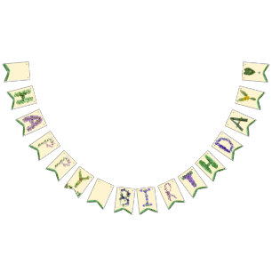 Wildflower Happy Birthday Banner