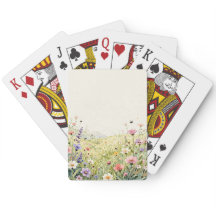 Wildflower Honey Playing Cards – Meadow Design