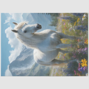 Wildflower Horse Tissue Paper