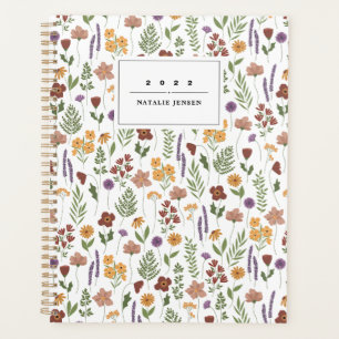 Wildflower Illustrated Personalized Planner