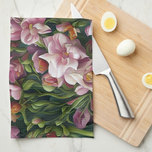 Wildflower Impressions Kitchen Towel (Quarter Fold)